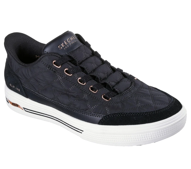 Skechers Women's Arch FIT Arcade Cuddle Steps Trainers, Black, 5 UK - Image 1