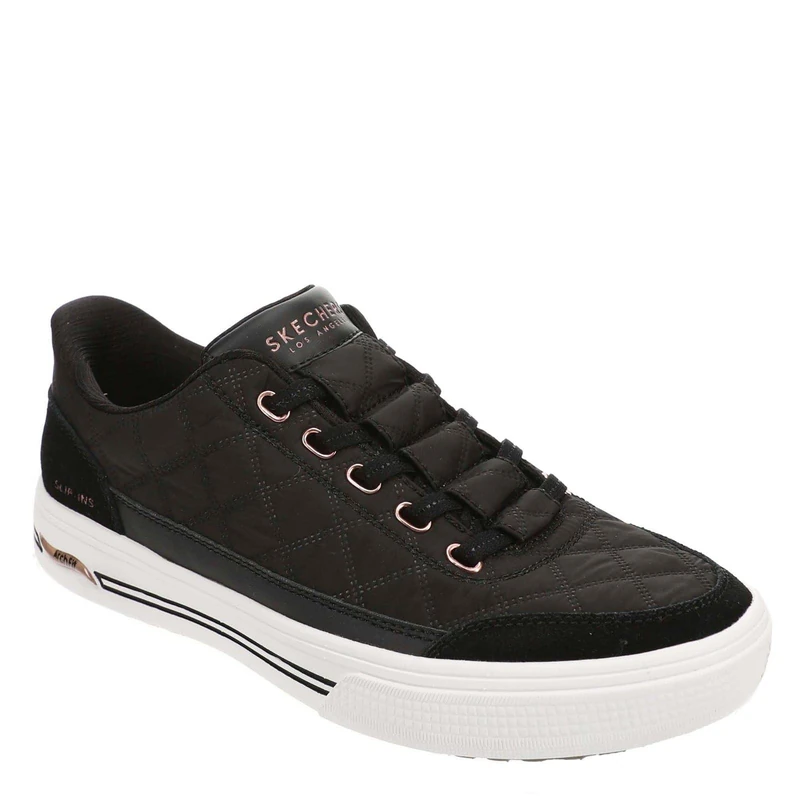 Skechers Women's Arch FIT Arcade Cuddle Steps Trainers, Black, 3 UK