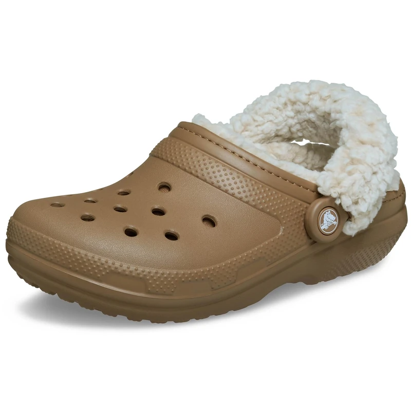 Crocs Unisex Adult, Classic Fleece Lined Clog, Sepia, 3 UK Men/ 4 UK Women