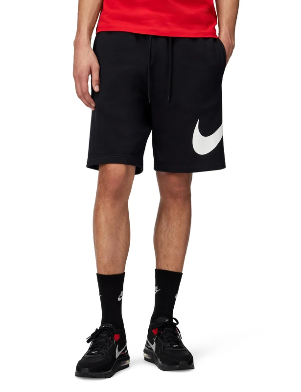 Nike Club Brushed Inside Fleece Shorts (Men) FN3906 Black/Black/White