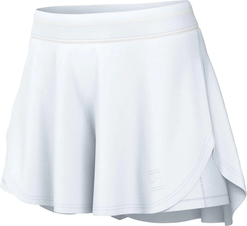 NIKE Women's Df Advtg Ace Hr Shorts, White/White, L