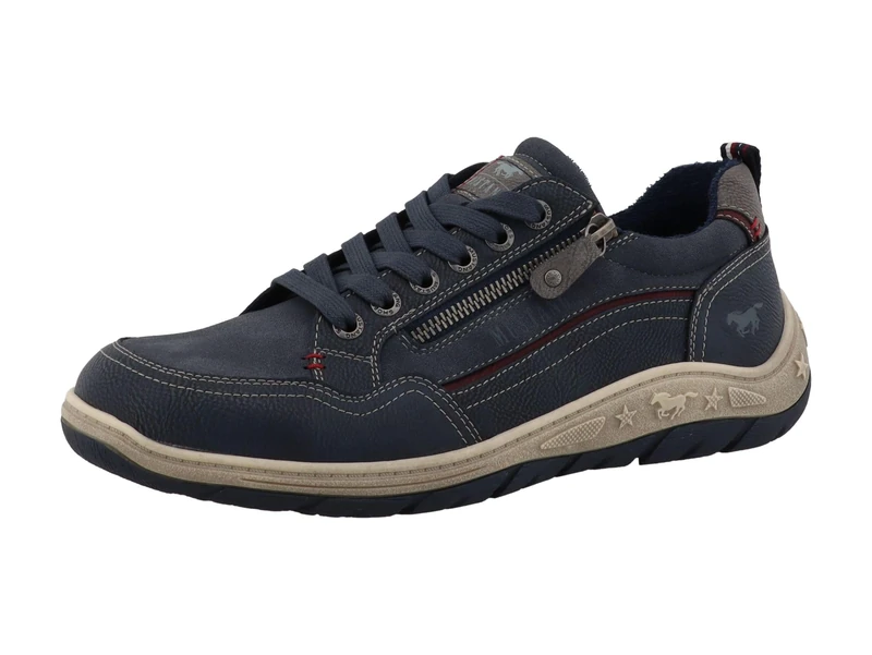 Mustang Men's 15m0181001 Sneaker, Navy, 9.5 UK
