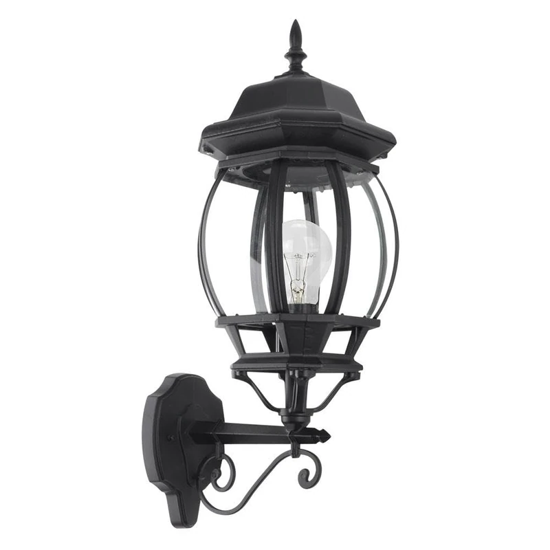 IP44 Aluminium Exterior Wall Light, 1 x E27, 54 x 19 x 28 cm, Ideal for Outdoor and Garden Lighting. - Image 1