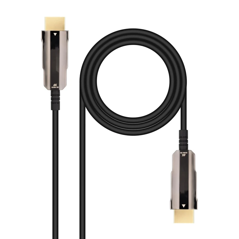 PRENDELUZ HDMI 2.0 Cable, 4K@60Hz, 18Gbps, 20m, Black - Ideal for connecting high-definition devices and streaming quality video and audio.