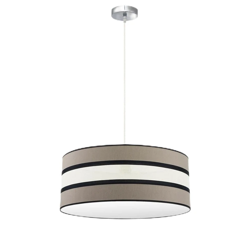 PRENDELUZ Pendant 3xe27 Taupe/Beige 60x60 cm - Decorative Lighting for Modern and Warm Spaces.
