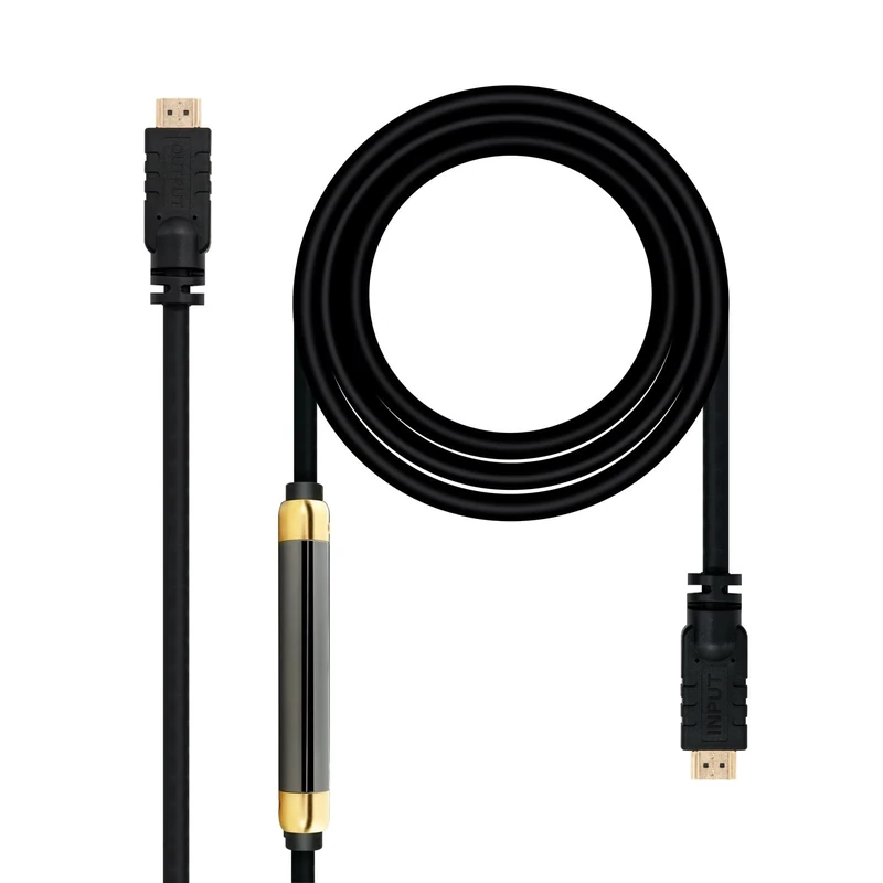 PRENDELUZ HDMI Cable V1.4 (High Speed, HEC) Repeater A/M-A/M 25m for HD Audio and Video Transmission.