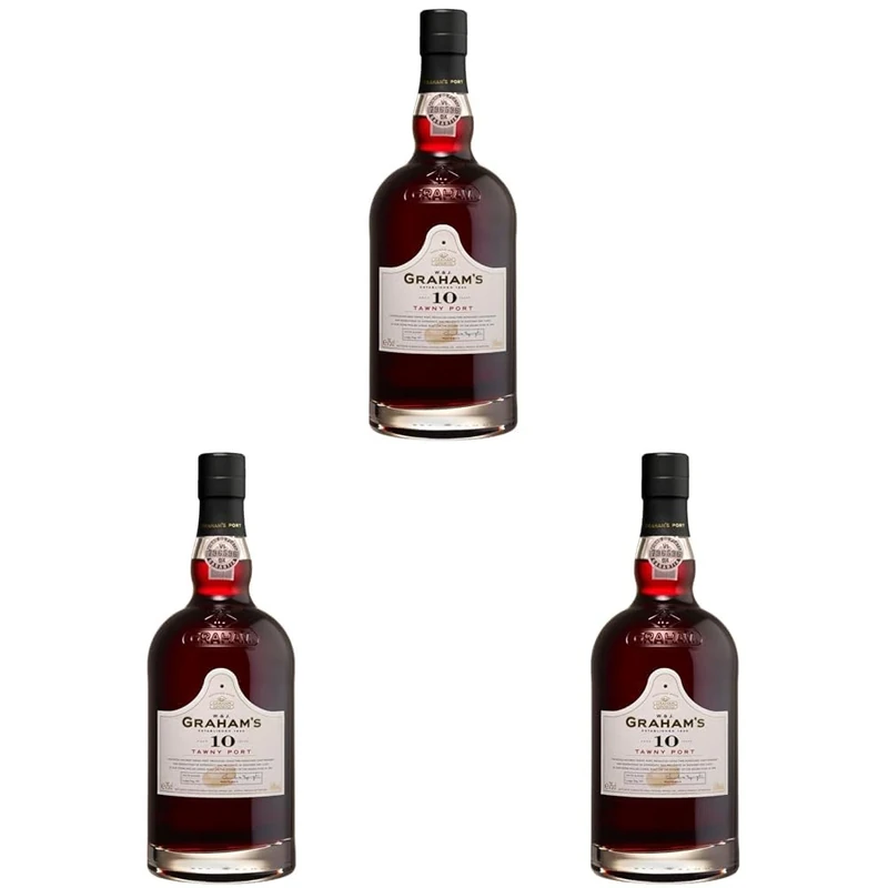 Graham's 10 Year Old Tawny Port, 75 cl, (packaging may vary) Wine (Pack of 3)