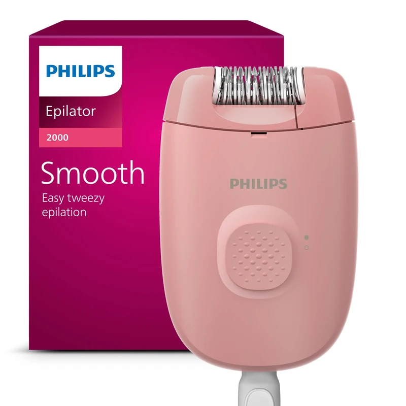 Philips Epilator Series 2000, Corded Epilator for Legs, Hair Removal Device for Women, Model BRE229/00