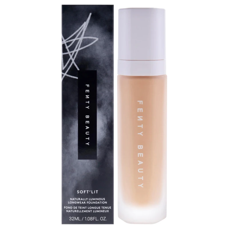 Soft Lit Naturally Luminous Longwear Foundation - 235 Light Medium Warm Golden by Fenty Beauty for Women - 1.08 oz Foundation