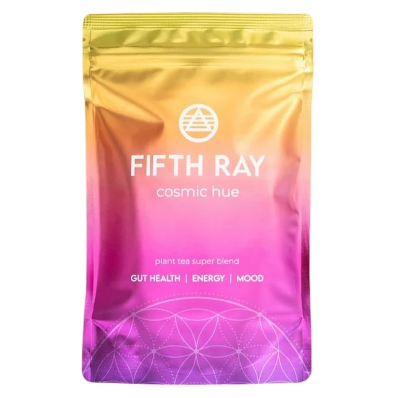Fifth Ray Cosmic Hue Gut Health Tea - Cosmic Hue Gut Repair for Men and Women | Caffeine Free Tea for Bloating Relief | 30 Servings | Vegan & Gluten Free All Natural Digestive Blend - Image 1