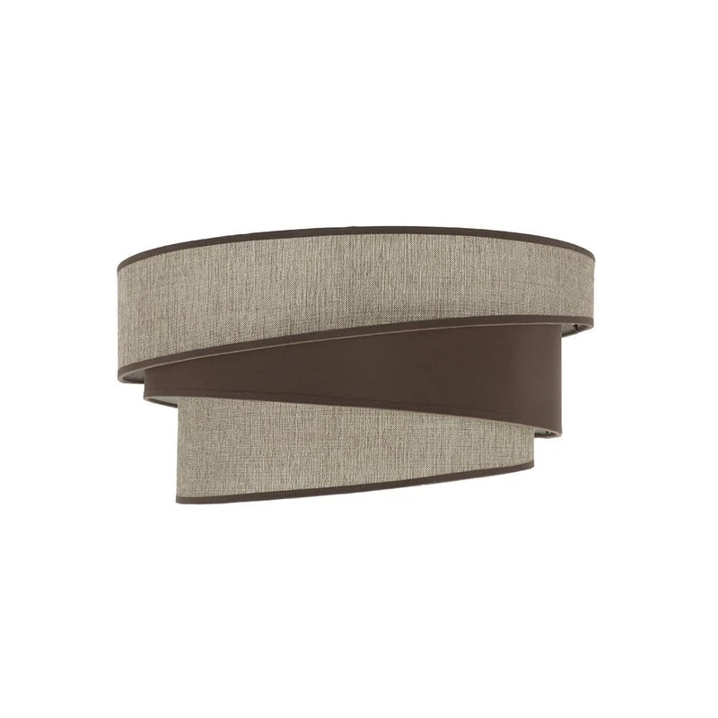 Hanging lampshade/Foot E27 Brown 40x30x20 cm for Living Room Decoration and Ambient Lighting. - Image 1