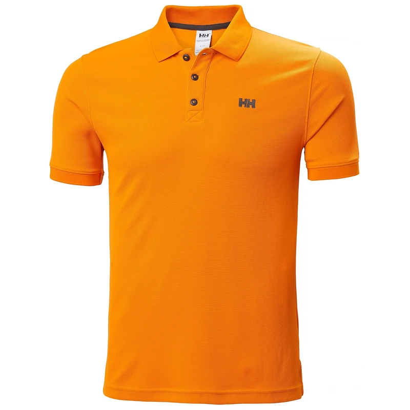 Helly Hansen Men's Driftline Polo Shirt, Ignite Orange, XL