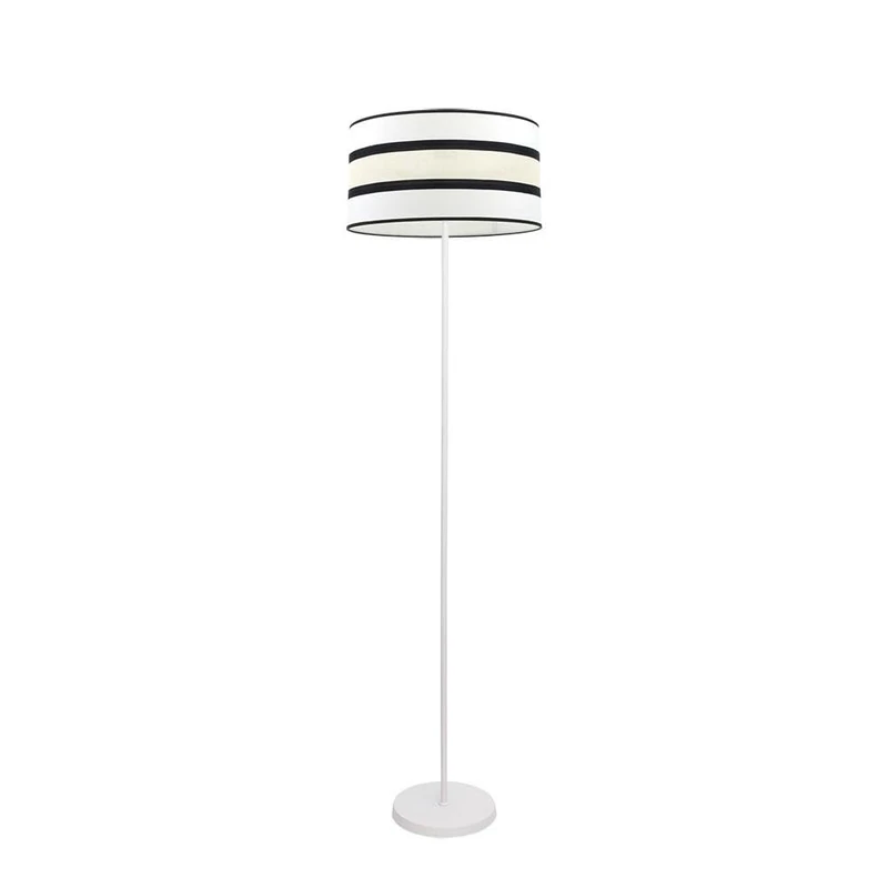 PRENDELUZ Living Room Foot 1xe27, Dimensions 149x40x40 cm, White/Beige, Ideal for Lighting and Decoration of Spaces. - Image 1