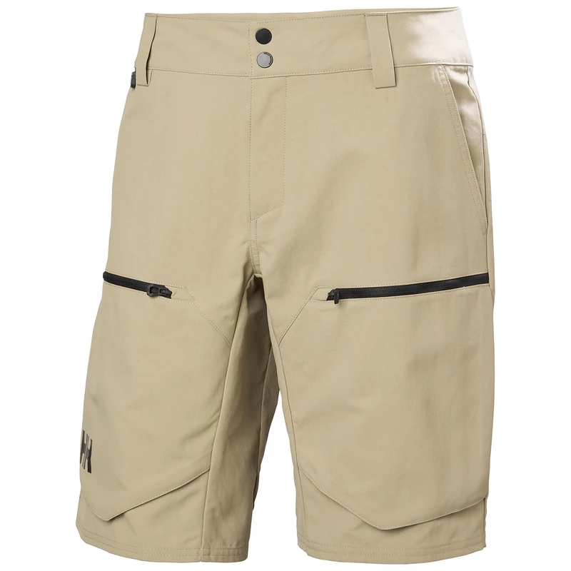 Helly Hansen Mens Crewline Cargo Shorts 2.0, Pebble, 28