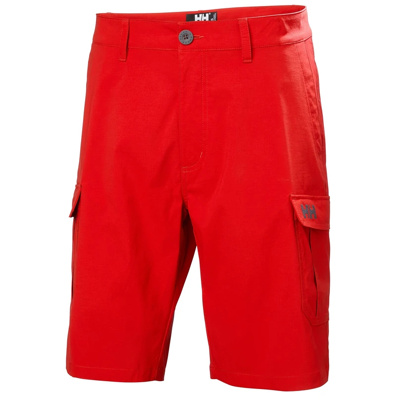 Helly Hansen Mens Hh Qd Cargo Shorts 11", Red, 28