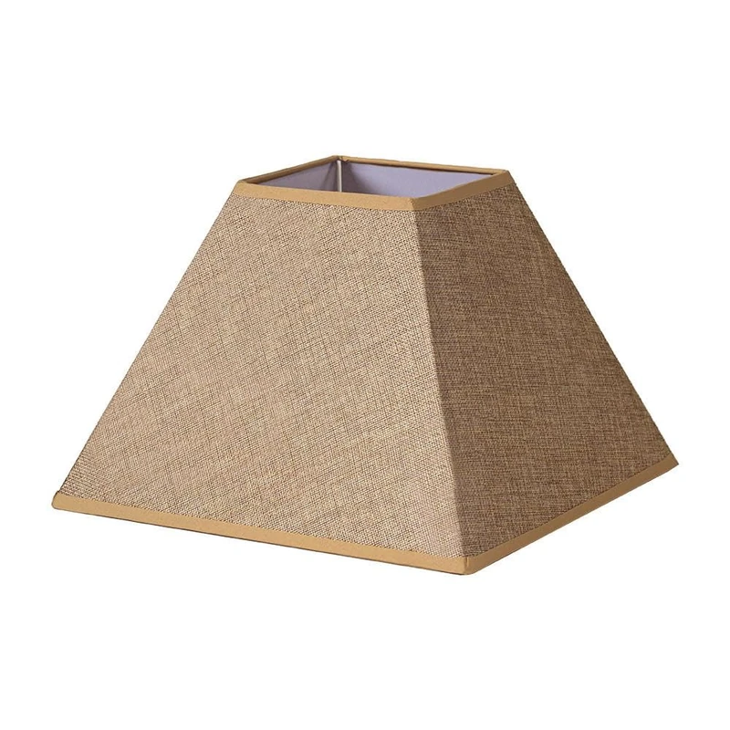E27 Pyramid lampshade, Brown, Dimensions 45 x 20 x 32 cm, Ideal for Decoration and Atmosphere.