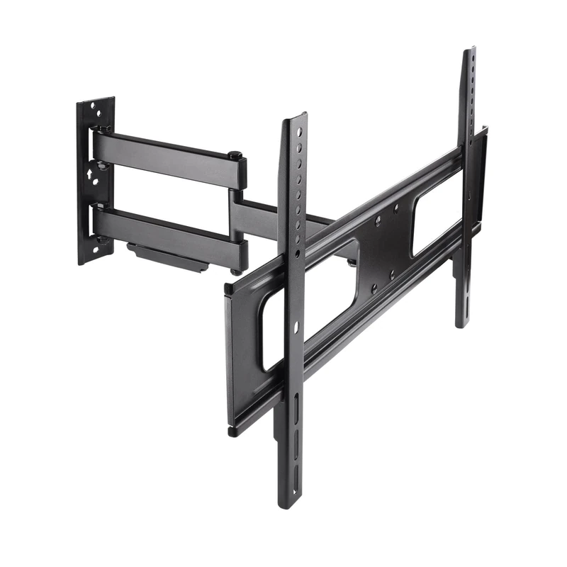 PRENDELUZ Wall Mount for Monitor/TV from 37'' to 70'' with TooQ Rotation in Black. Ideal to optimize spaces and enjoy flexible and comfortable viewing. - Image 1