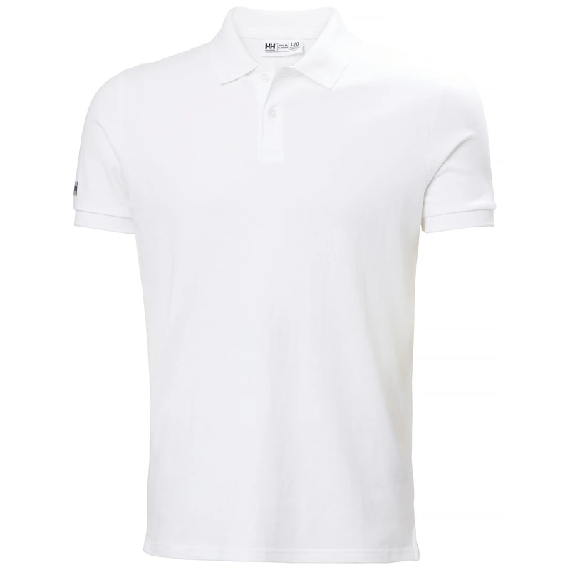 Helly Hansen Mens Crew Polo, White, 2XL - Image 1