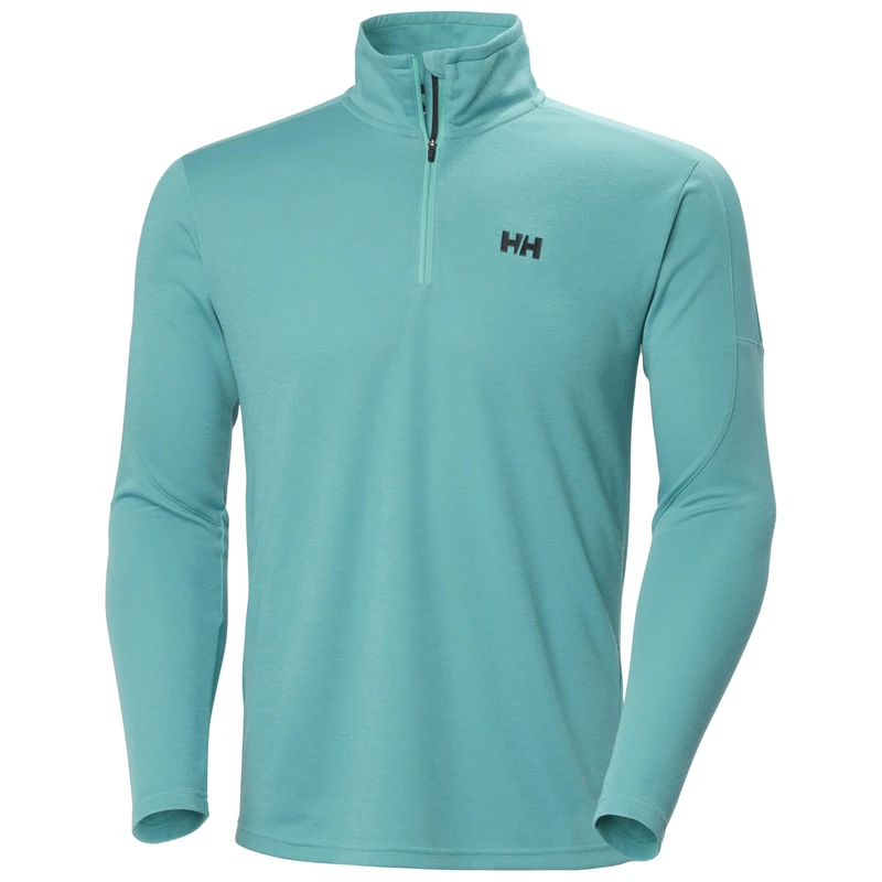Helly Hansen Mens Hp 1/2 Zip Pullover 2.0, Dark Mint, L