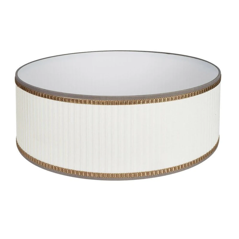 PRENDELUZ Hanging lampshade 60 x 60 x 23 cm in Beige with Diffuser Included – Ideal for Decorative and Ambient Lighting Indoors.