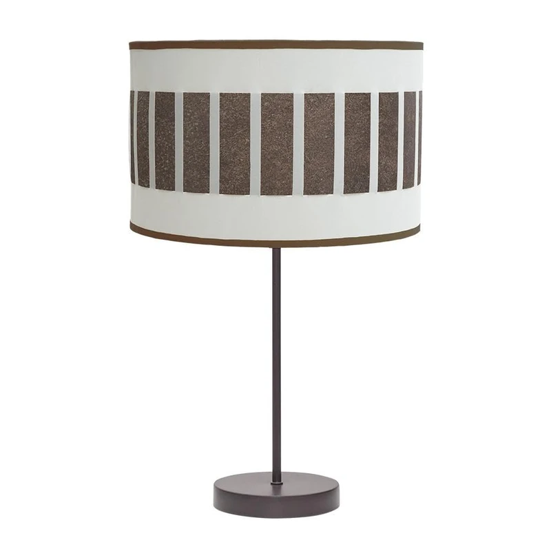 PRENDELUZ Table lamp 1xe27 brown/white-rust, 62x30x30cm, ideal for decorative and functional lighting in indoor spaces.