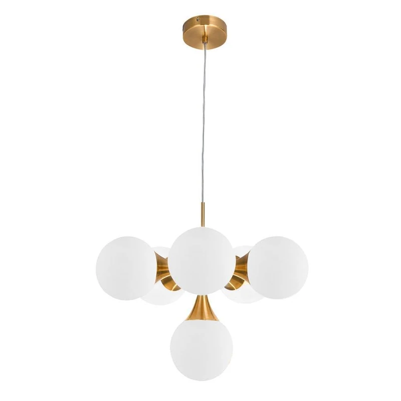 PRENDELUZ Gold Pendant 6x14 cm with Glossy Finish, Ideal for Decoration, Setting and Indoor Artistic uses.