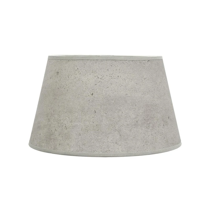 PRENDELUZ Grey Cement lampshade, 40x30x25 cm, Open conical Shape, Ideal for Decoration and Interior Setting. - Image 1
