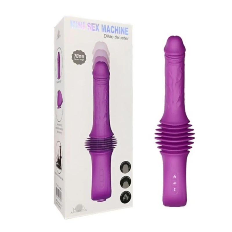 BeHorny Vibrator Thrusting Dildo Rechargeable Vibrator Sex Toy, Suction Cup, Heating Function
