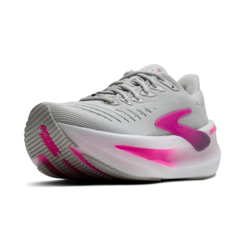 Brooks Women Glycerin Max 2. Womens Running Shoes Grey/Cyber Pink 5 (38) - Image 1