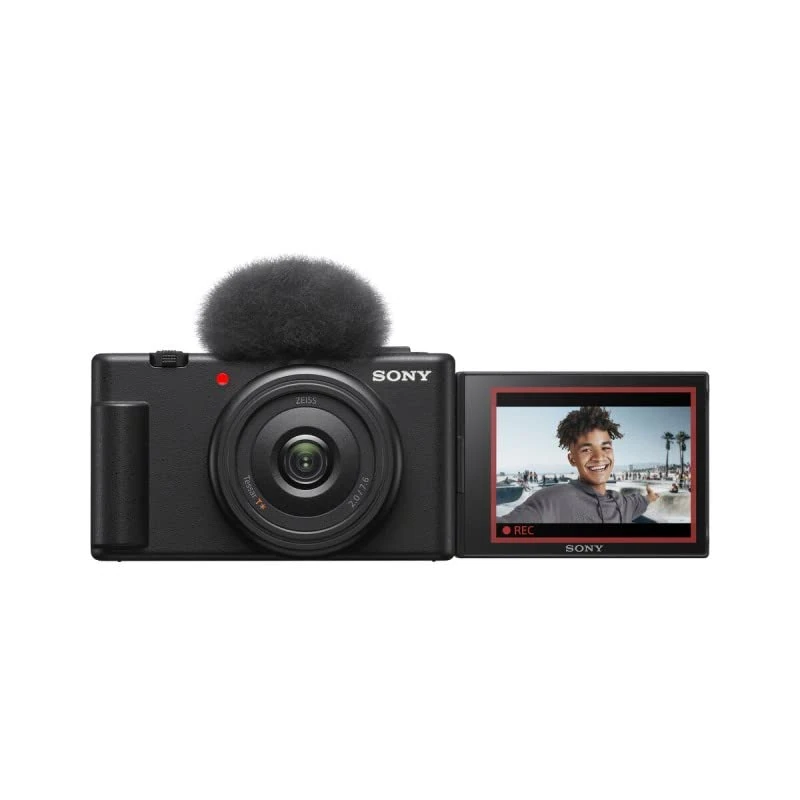 Sony ZV-1F Vlog Camera | Digital Camera (Variable Angle Display, 4K Video, Heavy Recording, Vlog Functions) - Black (Renewed)