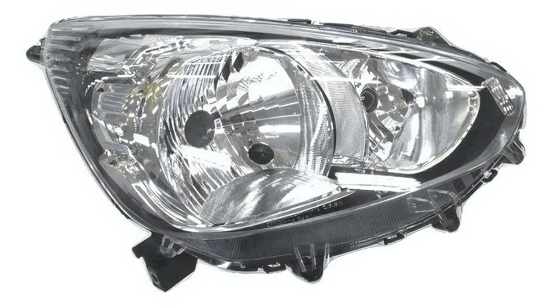 PROPOSTEONLINE Headlight made for Mitsubishi Space Star passenger side H4 halogen prepared for electric adjustment 8301C194