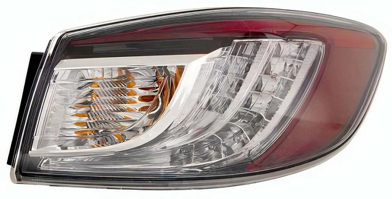 PROPOSTEONLINE BBP351150F Headlight Assembly for Mazda 3 Sedan 4 Doors from 2009 to 2013 Rear Right LED