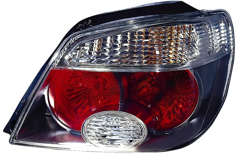 PROPOSTEONLINE Optical Unit Made for Mitsubishi Outlander from 2003 to 2006 Rear Left with Crystal Glass 8330A050