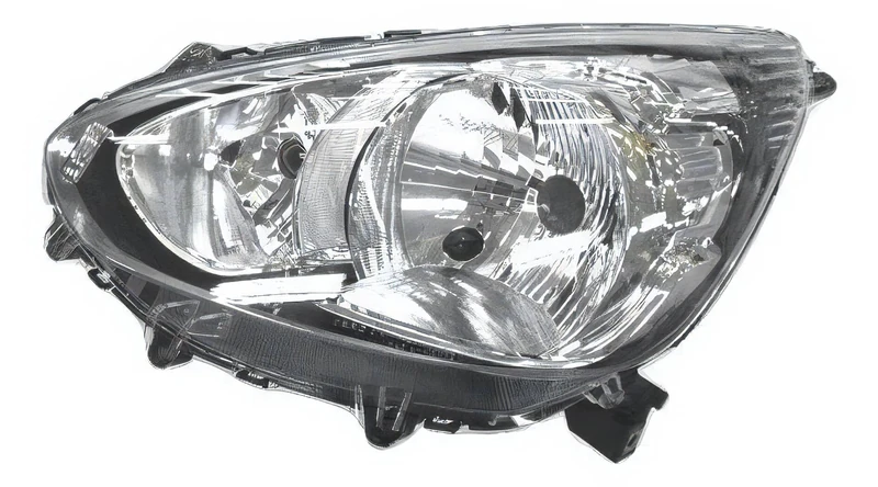 PROPOSTEONLINE Headlight made for Mitsubishi Space Star driver side H4 halogen prepared for electric adjustment 8301C193