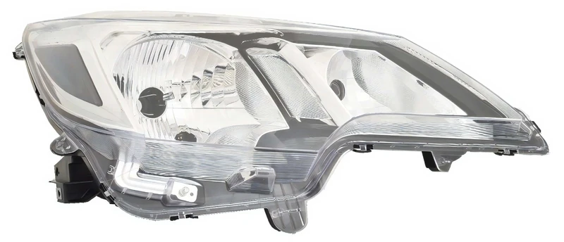 PROPOSTEONLINE Headlight made for Mitsubishi Space Star Right Side H4-PY21W-W5W halogen prepared for electric adjustment 8301D446