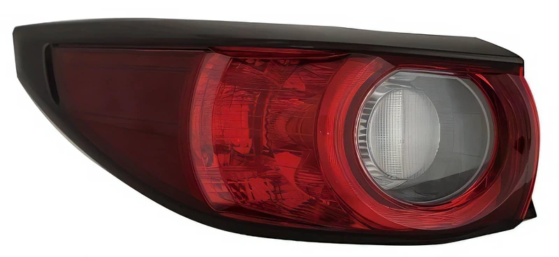 PROPOSTEONLINE Headlight Assembly Made for Mazda CX-5 from 2017 to 2021 Rear Left East KB8M51160G - Image 1
