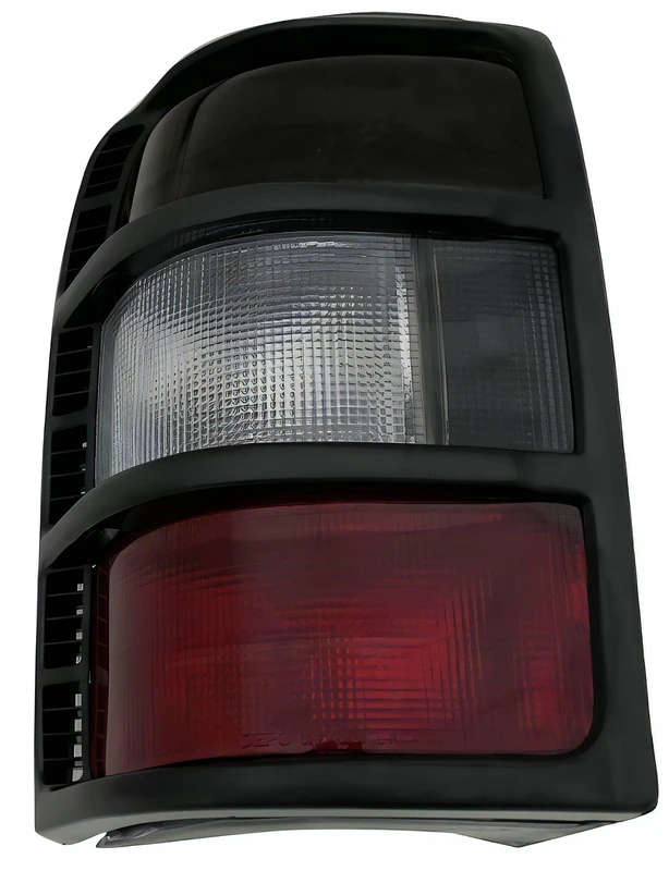 PROPOSTEONLINE Taillight made for Mitsubishi PAJERO from 1991 to 1996 Rear Driver Side Black Frame
