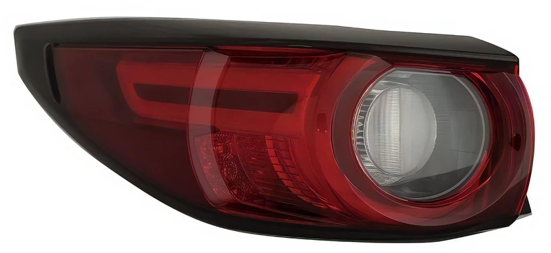 PROPOSTEONLINE Headlight Assembly Made for Mazda CX-5 from 2017 to 2021 Rear Left East LED K12351160H