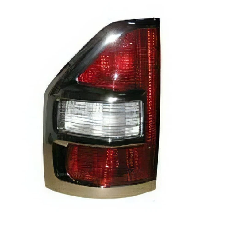 PROPOSTEONLINE Taillight Made for Mitsubishi PAJERO 2001 to 2002 Rear Driver Side with 3 Connectors +Chrome Frame MR508783