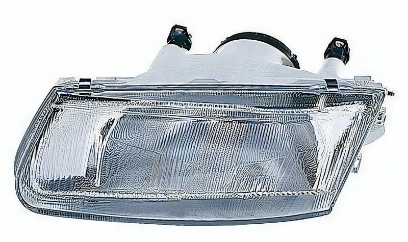 PROPOSTEONLINE Headlight made for Mitsubishi Carisma 1995-1999 driver side H4 halogen prepared for electric adjustment MR179499 - Image 1