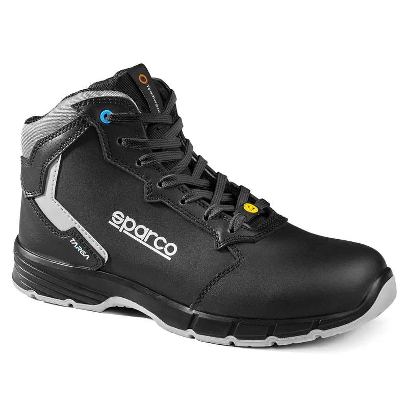 SPARCO Unisex Targa-h ESD S3s SR Fo Fire Protection and Safety Shoe, Black and Dark Grey, 46 EU, Black and Dark Grey, 11.5 UK