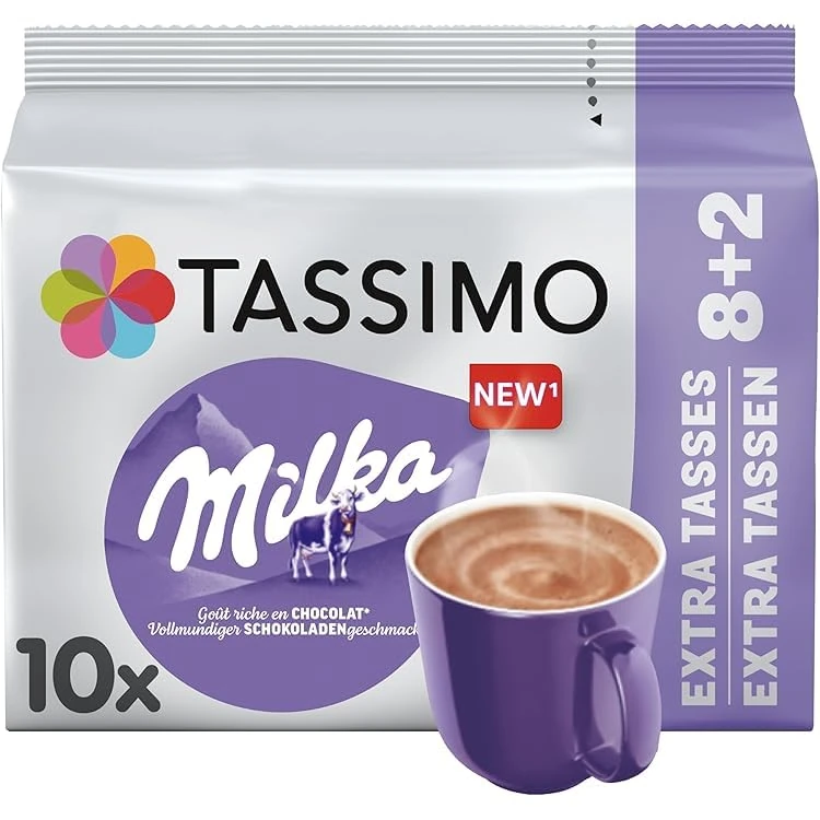 Tassimo Milka Hot Chocolate Pods x10 (Pack of 1)