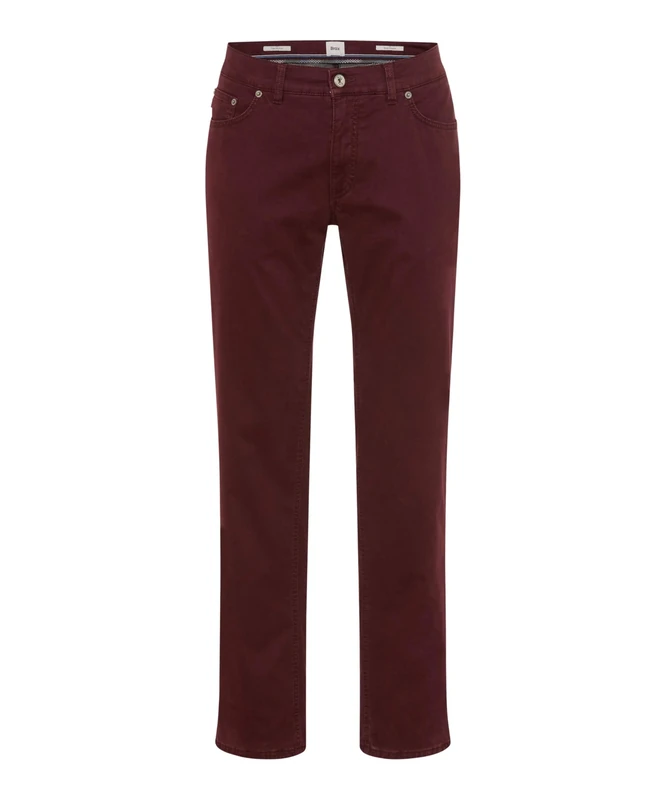 Brax Men's Mararhon Thermo Five Pocket Trouser, 43 Red Wine, 31 W/36 L