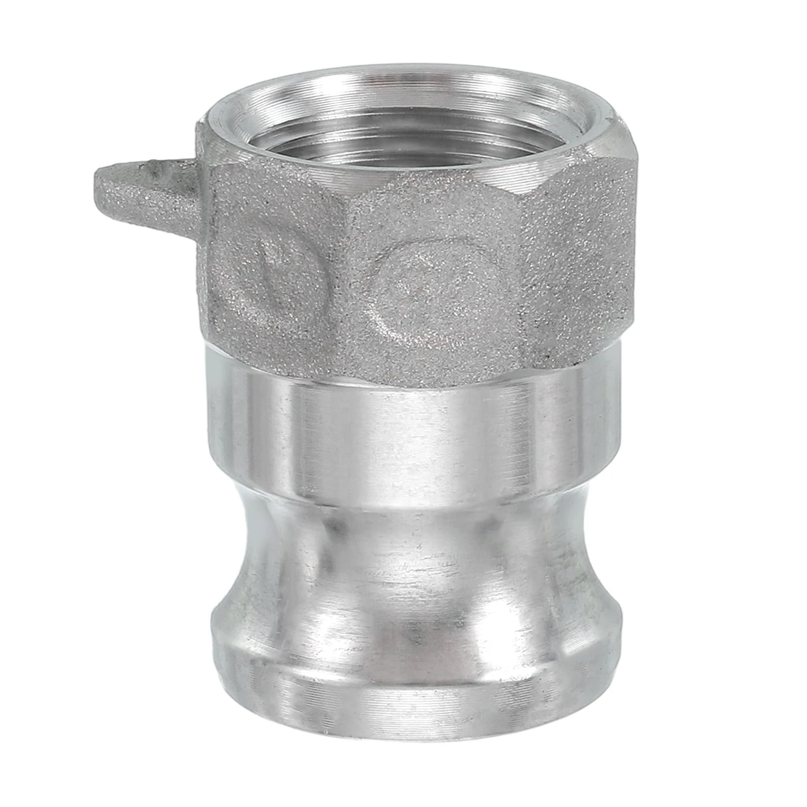 PATIKIL 1 Pack 3/4" Aluminum Cam Lock Fittings - Male Adapter x Female NPT Thread, Quick Disconnect Coupling Cam Lock Hose Fitting, Corrosion Resistant (Part A Cam Groove Type)