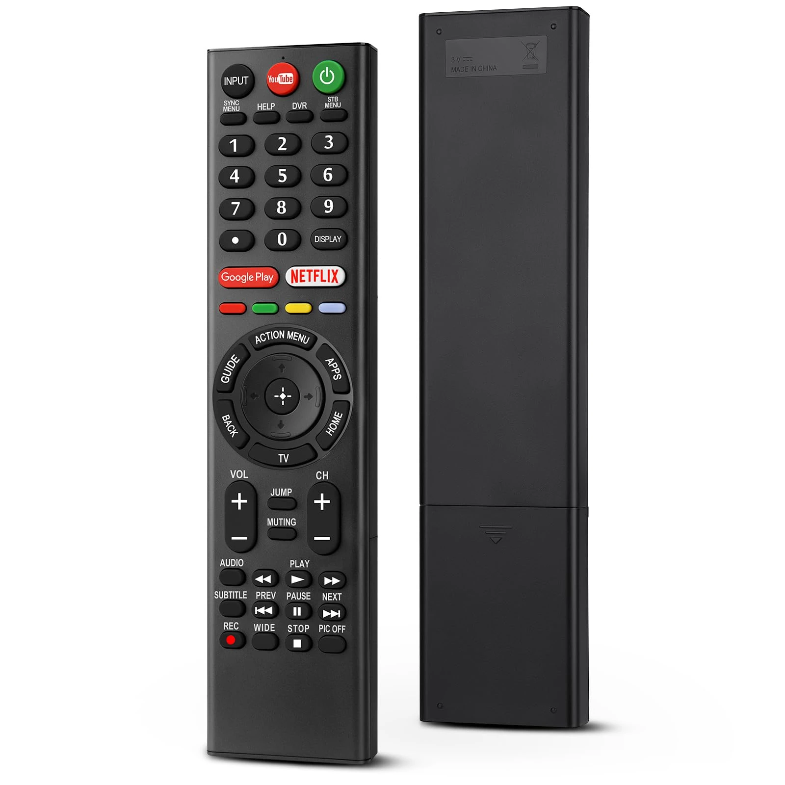 for Sony-TV-Remote-Control-Replacement, Universal Remote for Sony Bravia Smart TVs