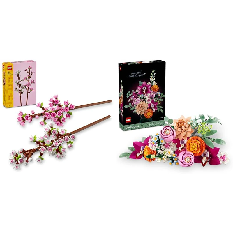 LEGO Botanicals Joyful Scandi Bundle - Cherry Blossoms 40725 + 10342
