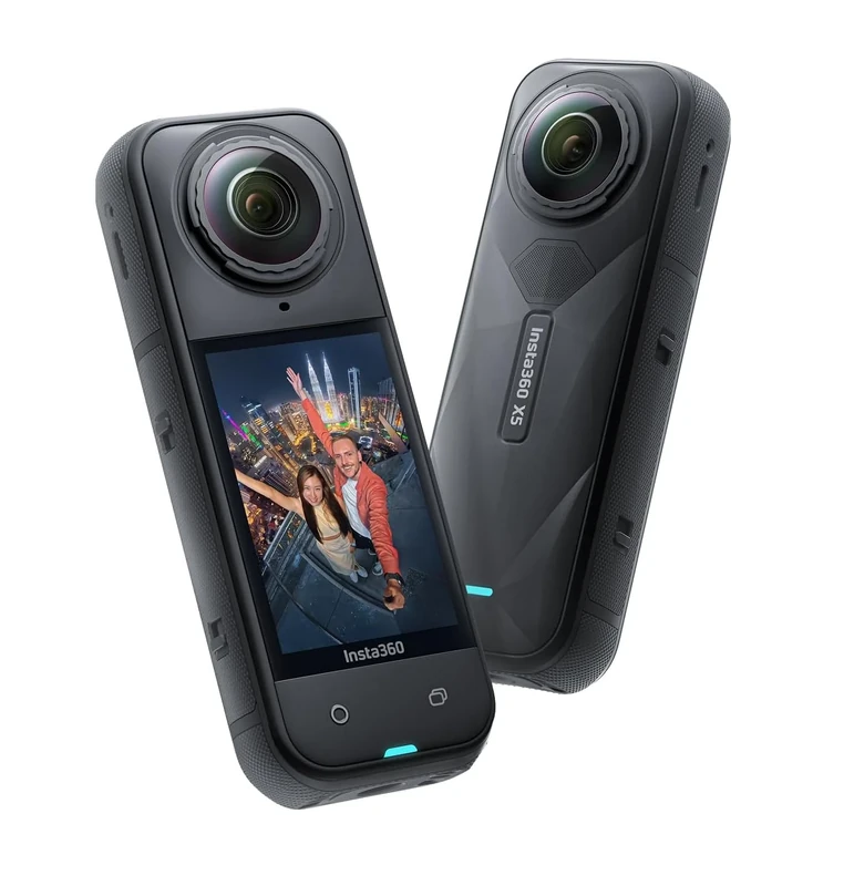 Insta360 X5 - Waterproof 8K 360° Action Camera, Leading Low Light, Invisible Selfie Stick Effect, Rugged and Replaceable Lens, 3-Hour Battery, Built-in Wind Guard, Stabilization, Triple AI Chip Design