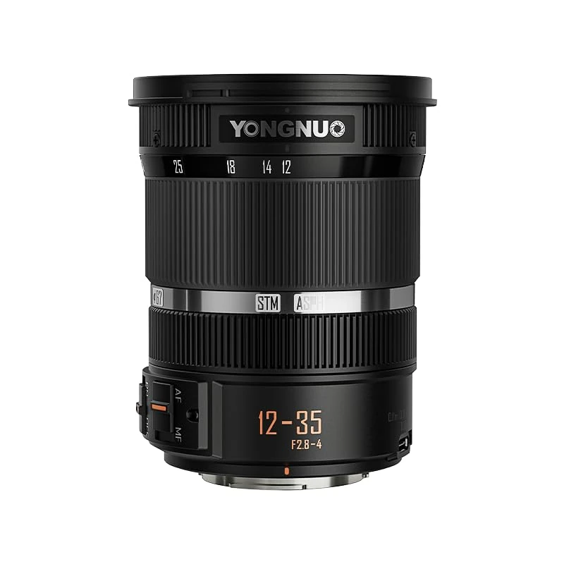 YONGNUO 12-35mm F2.8-4 Standard Zoom Lens, Internal Zoom Design, 24-70mm Equivalent Focal Length, Large F2.8 Aperture