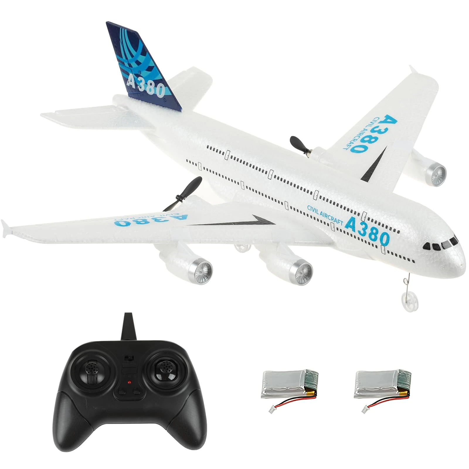 Ysityum Fistone RC Plane, Ready to Fly Plane, Built-in 6-axis Gyro 2.4G 3-channel, Durable EPP Foam RC, RC Fighter for Beginners, Children and Adults Easy to fly.