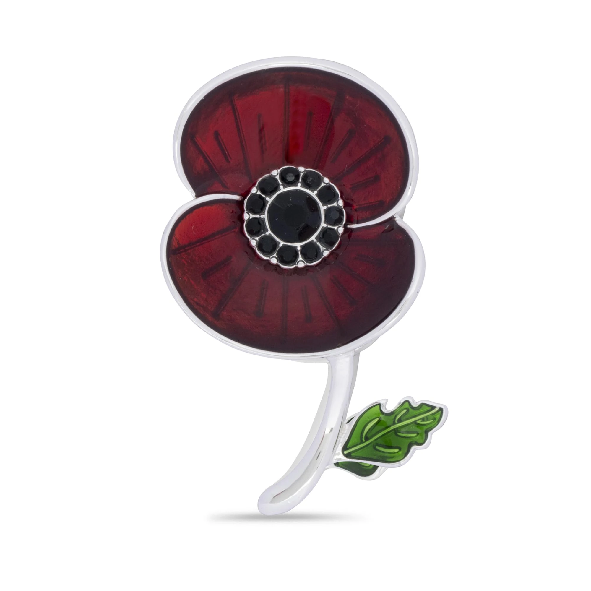 Official Royal British Legion 11th Hour, 11th Day, 11th Month Poppy Brooch